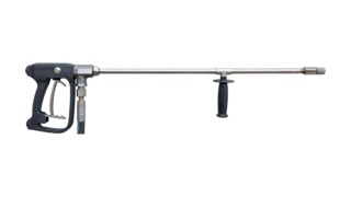 High-pressure spray guns