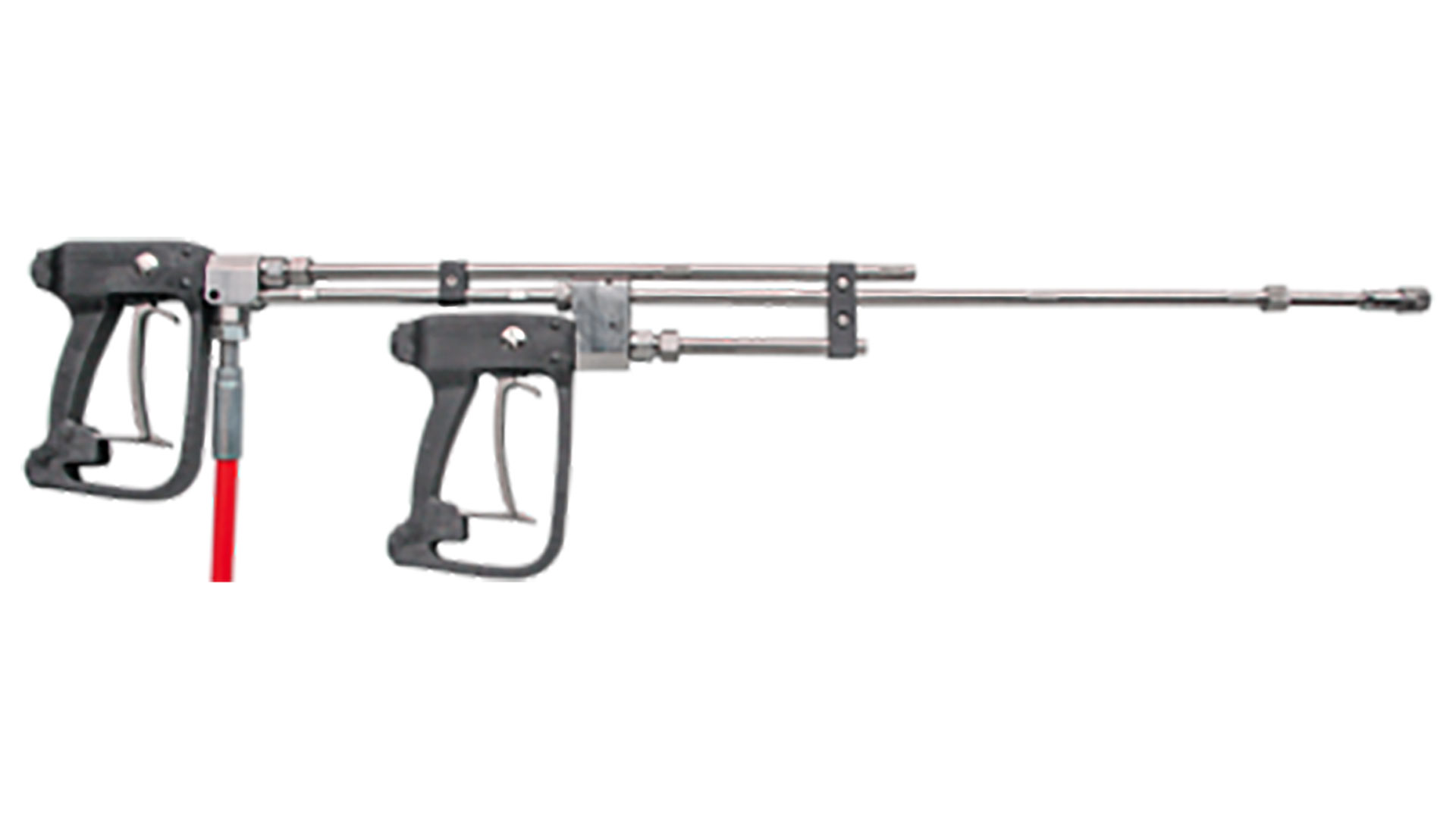 High-pressure spray guns
